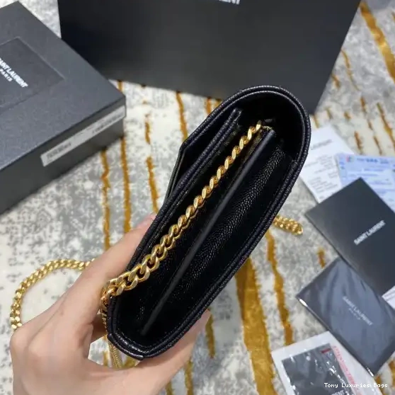 Tony Luxuries WALLET MATELASSÉ YSL CHAIN CASSANDRE 0512